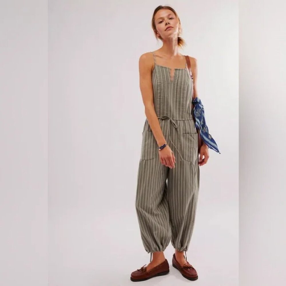 012 Free People Verona Bare Stripe One-Piece NWOT Size XS